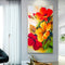 Flower Oil Paint By Numbers Kits Canvas Picture DIY Wall Art Craft Coloring