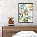 Canvas Painted Oil Paint By Numbers Flower Birds Wall Art Modern Bedroom Decor