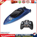 2.4GHz RC Boat High Speed LED Lights Waterproof Electric Ship Toys (Blue) Newly