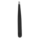 Pro Oblique Eyebrow Tweezers Stainless Steel Eyebrow Shaping(Black) Newly