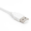 5pc 1m 5V USB Power Cable 2 Pin USB 2.0 Male Cord Extension DIY with Switch