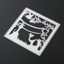 Crane Frame DIY Metal Cutting Dies Stencil Scrapbook Craft Template-147543