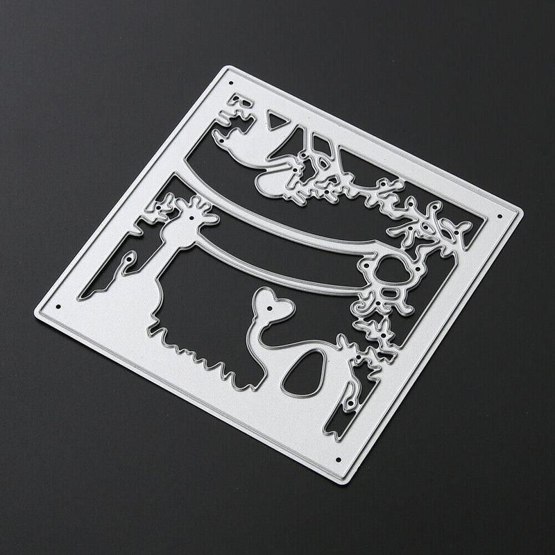 Crane Frame DIY Metal Cutting Dies Stencil Scrapbook Craft Template-147543