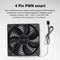 TEUCR Computer Case Fan Cooler PC Cooling Accessories 3000RPM High Air Volume