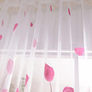 200 x 100CM curtain voile door window printed shears draping sliding curtains