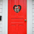 Halloween Gothic Skeleton Wreath House Number Door K2F5 Decor Wall A0K7 T5O6