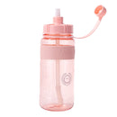 Portable Women Summer Gym Water Bottle Straw Large Capacity (Pink 1000ml) Newly