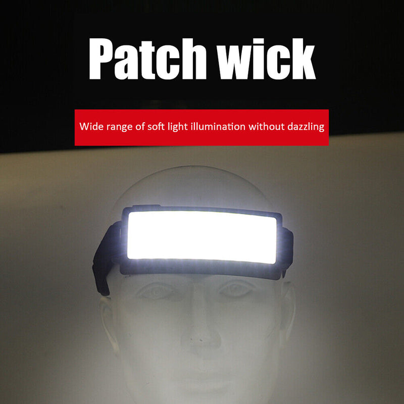 Portable COB Cycling Headlight USB Rechargeable Strong Fishing Headlamp