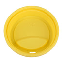 Silicone Cup Lid Reusable Anti-dust Leakproof Insulation Cup Cover (Yellow)