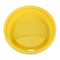 Silicone Cup Lid Reusable Anti-dust Leakproof Insulation Cup Cover (Yellow)