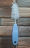 Blue Baby Bottle Brush 2pc Swiveling Action Nipple Cleaning Dishwasher Safe