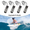 4pcs Longboard Surfing Fins Clip Nylon Longboard Fittings Detachable Access