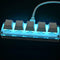 5-key Computer Desktop Keyboard LED Light Backlit Custom Shortcut Keys P1O9