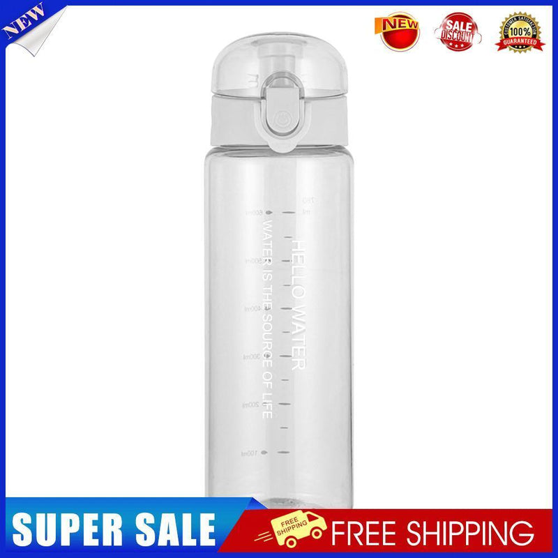 780ml Water Bottle for Drinking Portable Sport Cup Kitchen Tools (White)