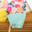 Bouquet Greeting Card, Thank You Note Cards, for Wedding, Birthday, Graduation