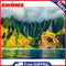 Landscape No Frame Pictures By Number DIY Digital Coding Oil Painting Home Decor