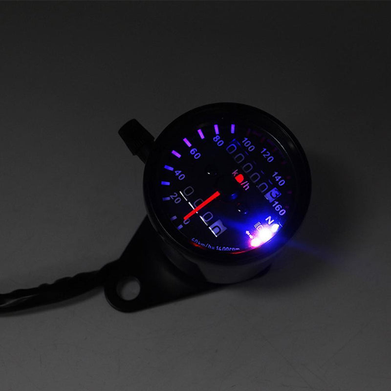Motorcycle Speedometer Odometer with Neutral Gear Turn Signal Indicator Newly