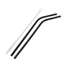 3pcs Reusable Drinking Straws Cleaner Brush Set Stainless Steel Straws(D) Newly