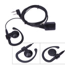 2-Pin PTT Mic Earphone Headphone for Baofeng Kenwood Puxing Wouxun Radio