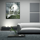 Moonlight Wolf 5D Diamond DIY Painting Crafts Home Decor