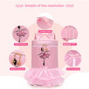 Girl Ergonomic Bow Tie Ballet Backpack Adjustable Lace Dance Bag (Pink) Newly