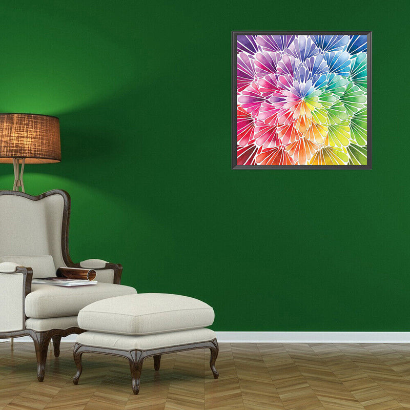 DIY Diamond Painting Kits Blooming Flowers Full Round Drill Home Decoration Gift