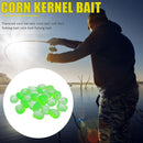 30x Soft PVC Corn Smell Float Carp Fishing Lures Artificial Bait (Green) Newly
