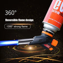 Adjustable Welding Torch Nozzle Outdoor Camping BBQ Flame Gun Tool Accessories