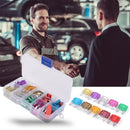 100pcs Assorted Mini Car Fuses 3A 5A 7.5A 10A 15A 20A 25A 30A 35A 40A with Clip