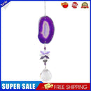 #A Wind Chime Amber Crystal Pendant Hanging Ornaments Jewelry Home Window Decor