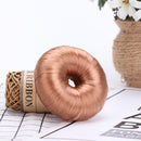 Synthetic Wig Hair Donuts Bun Maker Magic Hair Head Band Ball (Light Brown)