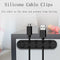Cable Organizer Silicone USB Cable Winder Desktop Tidy Management Cable Holder