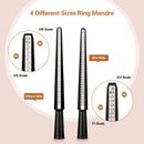 Ring Making Tools Jewelry Hammer Ring Sizer Adjuster with Half Size Ring Sizer