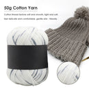 Gradient Color Milk Cotton Yarn Scarf Sweater Crochet Knitting Yarn (H) Newly
