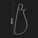 7pcs Stainless Steel Live Fish Lock Buckle with Reel Tackle Tools (Blue) Newly