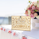 Wooden Wedding Sign In Box Exquisite Wedding Card Box Party Favor Decoration