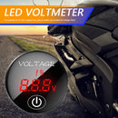 Touch Switch 5-48V Digital Panel Voltmeter Battery Capacity Tester for Car Car