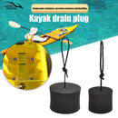 #A 4pcs Kayak Boat Scupper Stopper Waterproof Dinghy Bungs Drain Plugs with Rope