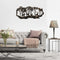 Metal Iron Forst Deer Silhouette Ornament Pendant Bedroom Window Garden Dec