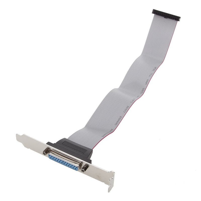 Motherboard DB25 1 Port Serial Parallel PCI Slot Header Cable Bracket