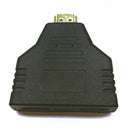 1080P PVC Male Plug to Double HDMIS Female 1 in 2 Out Adapter Splitter UKQQ I0H5