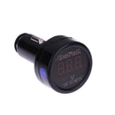 DF-01-V Car Voltmeter Cigarette Lighter Charger Blue Digital Display Newly