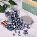 200pcs Octagon Sealing Wax Blue Wax Beads for Envelope Invitation DIY (D)