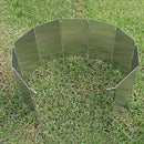 9 Plates Outdoor Wind Shield Camping Gas Stove Wind Protector Screen Aluminum