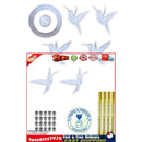 Epoxy Silicone Mold Set Hummingbird Wind Chime Mold with Craft Supplies Newly