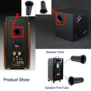 1x Plastic Speaker Bass Reflex Tube Connector Subwoofer Box Tube Port O5J9