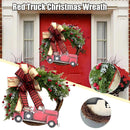 35CM 2022 Christmas Wreath Car Bows Garlands Hanging Party Ornaments Decor{