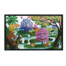 Landscape DIY Cross Stitch 14CT Stamped Cotton Embroidery Kits Crafts Needlew