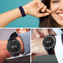 Nylon Loop Strap for Garmin Fenix 7/6 Pro/5 Plus Watch Band (22mm Dark Blue