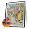 5D DIY Litter Angel Diamond Painting Full Round Drill Rhinestone Mosaic 30x40cm